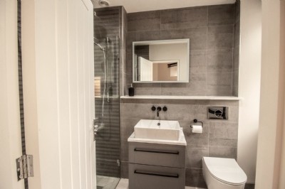 Dartmoor Barn Wet Room Interior Design | Infinite Design Devon